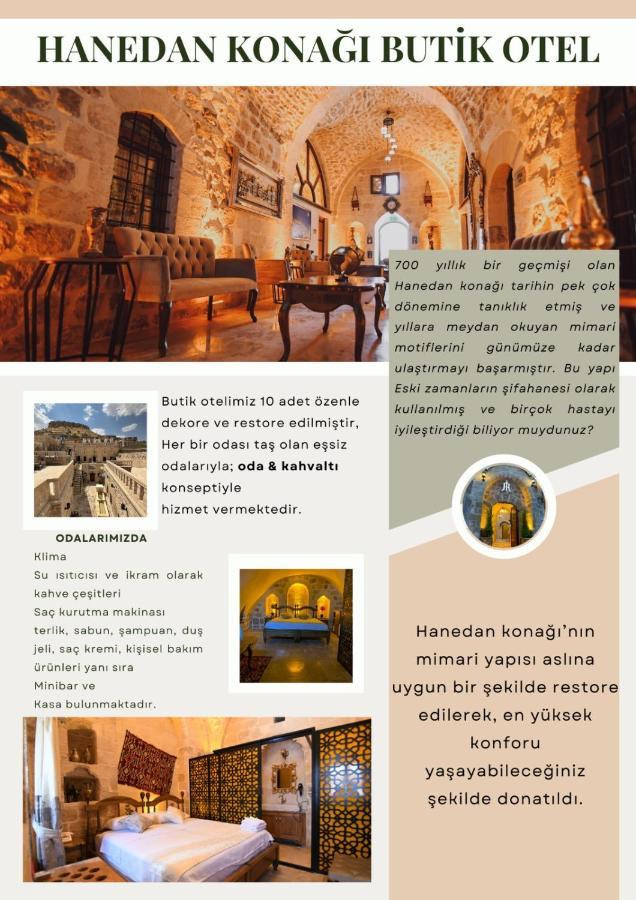 Hanedan Konagi Butik Otel Deluxe King Triple Room Anka Mardin Kültér fotó